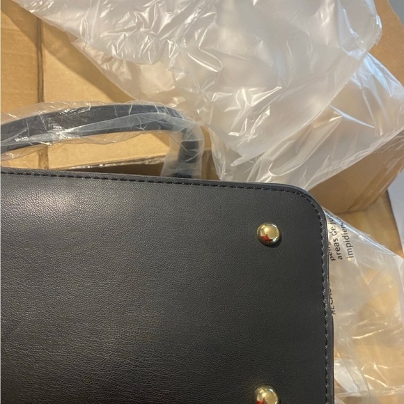 Badgley Mischka Vegan Leather Tote Bag with Side Pocket NWT - Picture 11 of 12